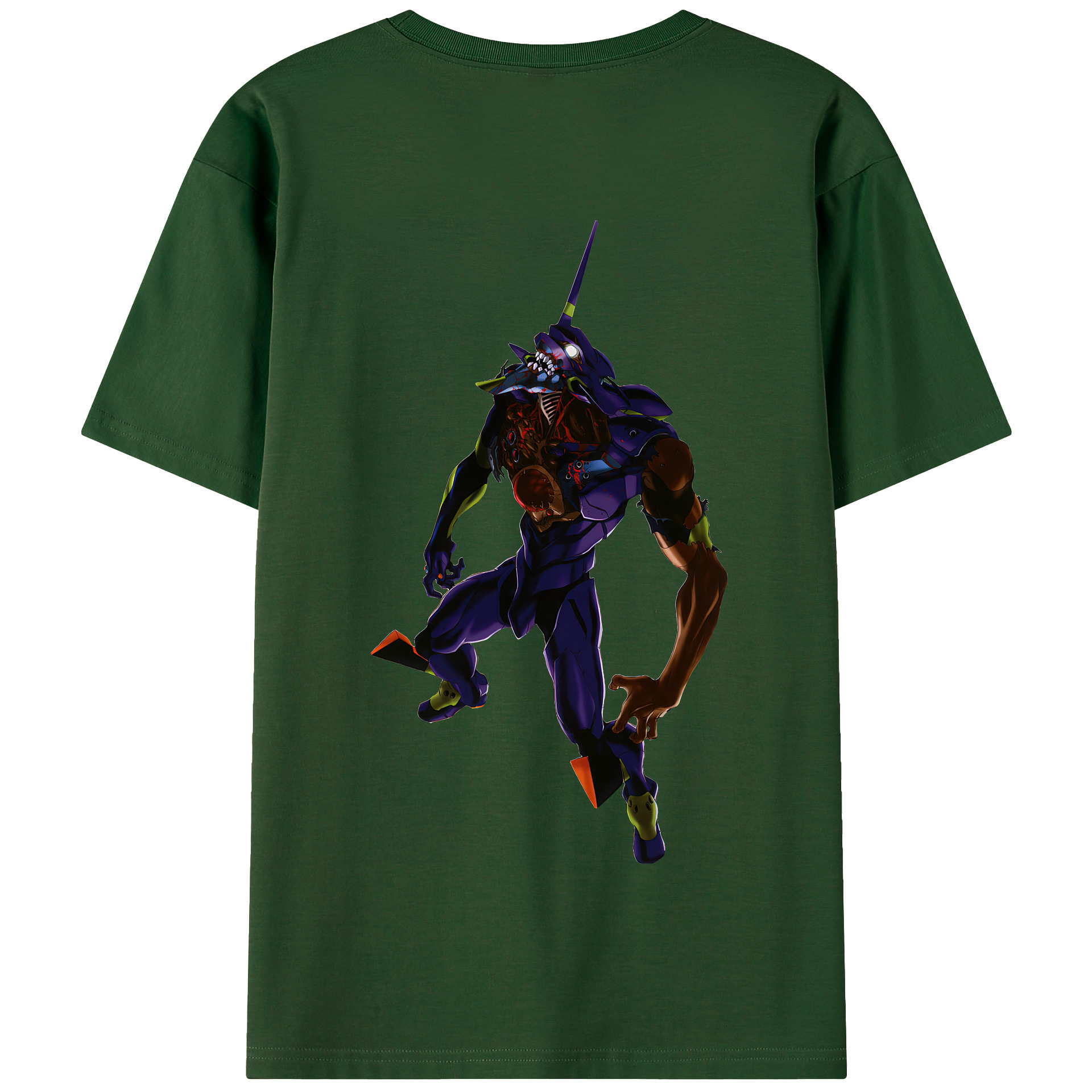 （画像用） EVA 新世紀エヴァンゲリオン 綿100％半袖Tシャツ（背面プリント）
